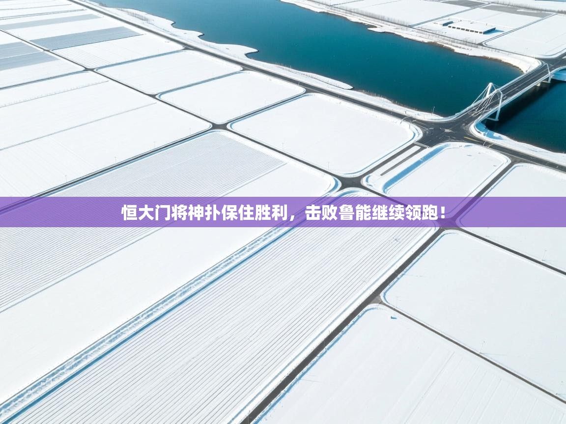 开云体育英文版入口-恒大门将神扑保住胜利,击败鲁能继续领跑! 第2张